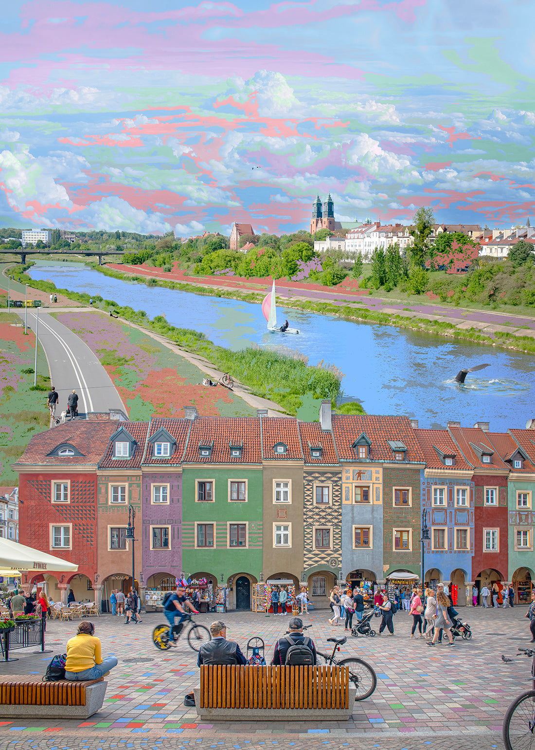 Stary Rynek x Rzeka Warta - Poznań