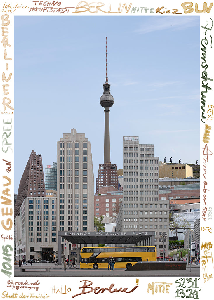 Berlin Graffiti Poster 01