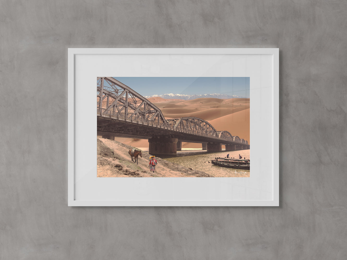 "There is no water in the desert"