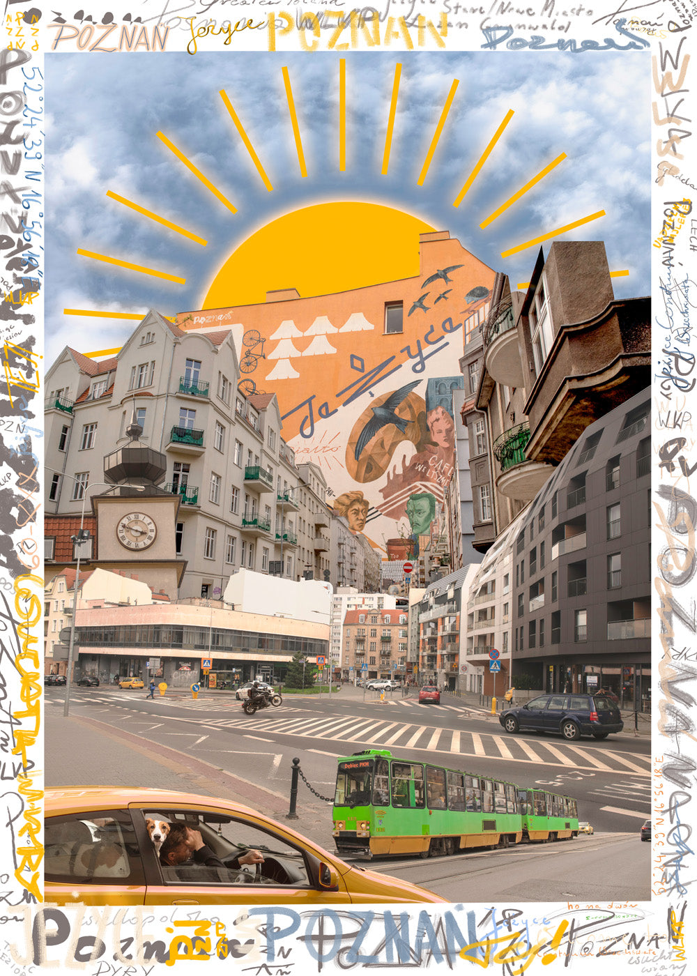 Poznań Jeżyce Graffiti Plakat 05