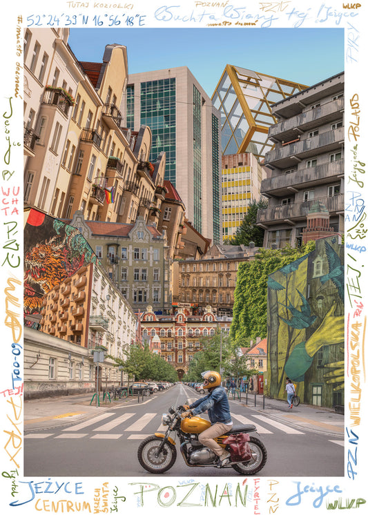 Poznań , Jeżyce Graffiti Plakat 01