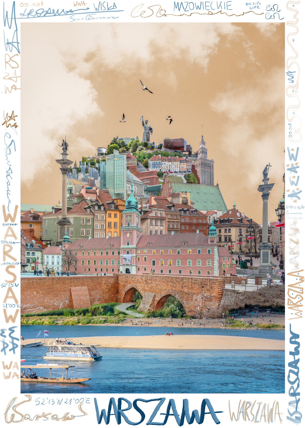 Warszawa Graffiti Plakat 01